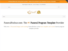 Tablet Screenshot of funeralparlour.com